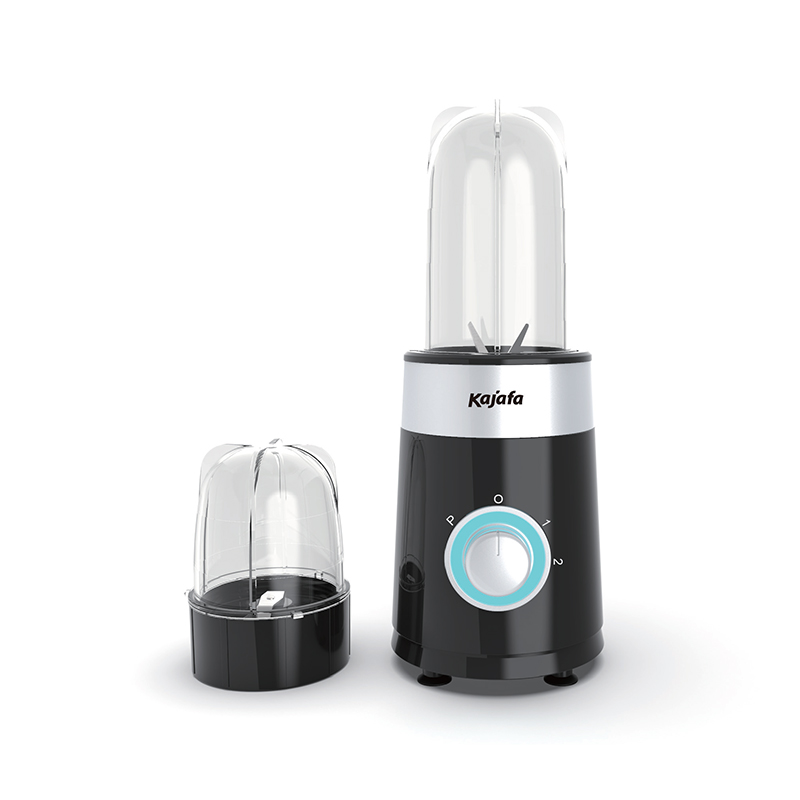 BL218AB Batidora de bala personal para batidos y batidos, licuadora de batidos y licuadora de una sola porción para bebidas proteicas, juego de licuadora personal para cocina con botón de velocidad ajustable