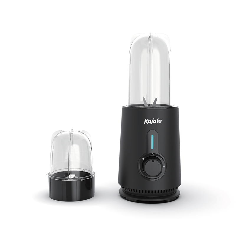 BL398AB Juego de licuadora de cocina profesional con cuchillas para mezclar y moler, molinillo de café portátil con botellas de 300 ml + 500 ml, 2 velocidades con licuadora de jugo con función de pulso