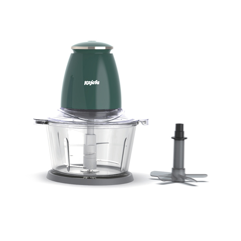 FP126G 1.5L Mini picadora de alimentos eléctrica Procesador de alimentos Picadora de carne, 4 cuchillas de dos niveles, Tazón de acero inoxidable de 400 W Licuadora de cocina para carne, verduras, frutas, cebolla y nueces, alimentos para bebés con ajo
