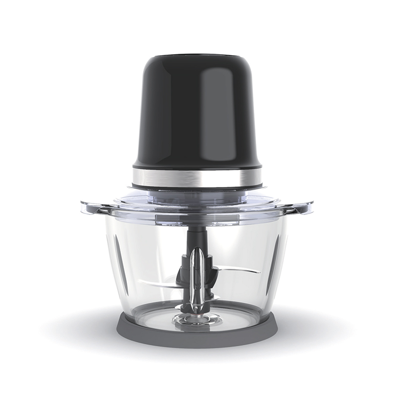 FP128G Picadoras de carne, Picadora eléctrica universal, Batidora eléctrica de cocina Uten, Picadora multifunción, 4 cuchillas en espiral, Control de pulso de un botón, 1.2L, 400W