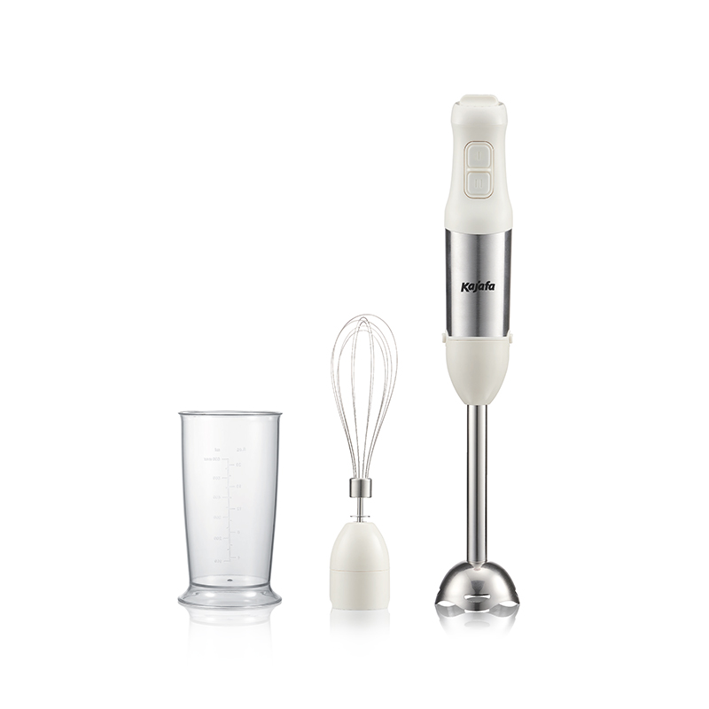 Batidora de mano HB829BC Batidora de mano 2 en 1 700 W, vaso de precipitados de 800 ml, batidor de acero inoxidable y barra agitadora
