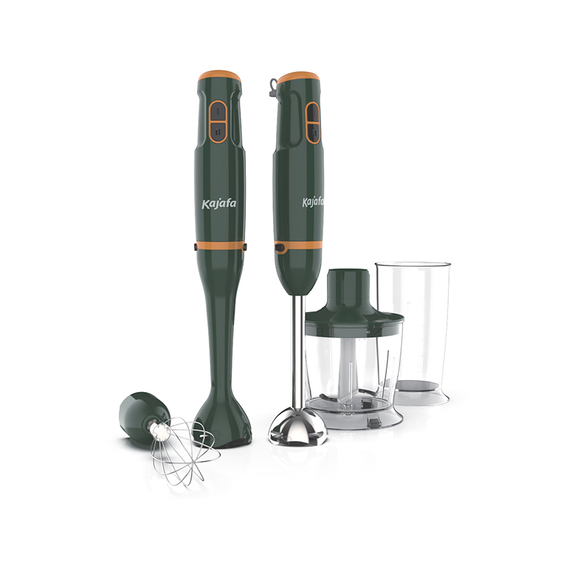 Batidora de mano 3 en 1 HB828BCE con batidor eléctrico y accesorios para picar vegetales