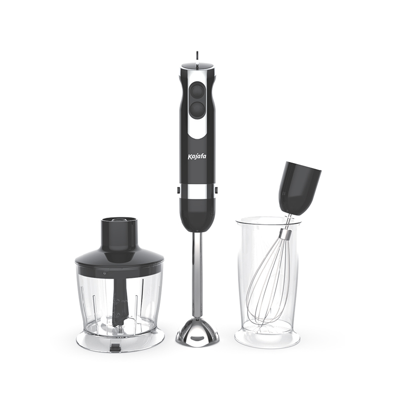 Batidora de mano multifuncional HB816BCE, licuadora eléctrica de inmersión manual, con tazón para picar, espumador de leche, batidor, licuadora de mano con vaso de precipitados de 600 ml