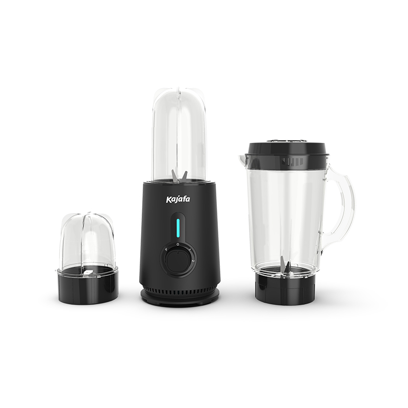 BL398ABD Essential 3 i 1 Batidora de vaso con cuchillas de acero inoxidable 1.0L con batidora de 500ML y molinillo de café