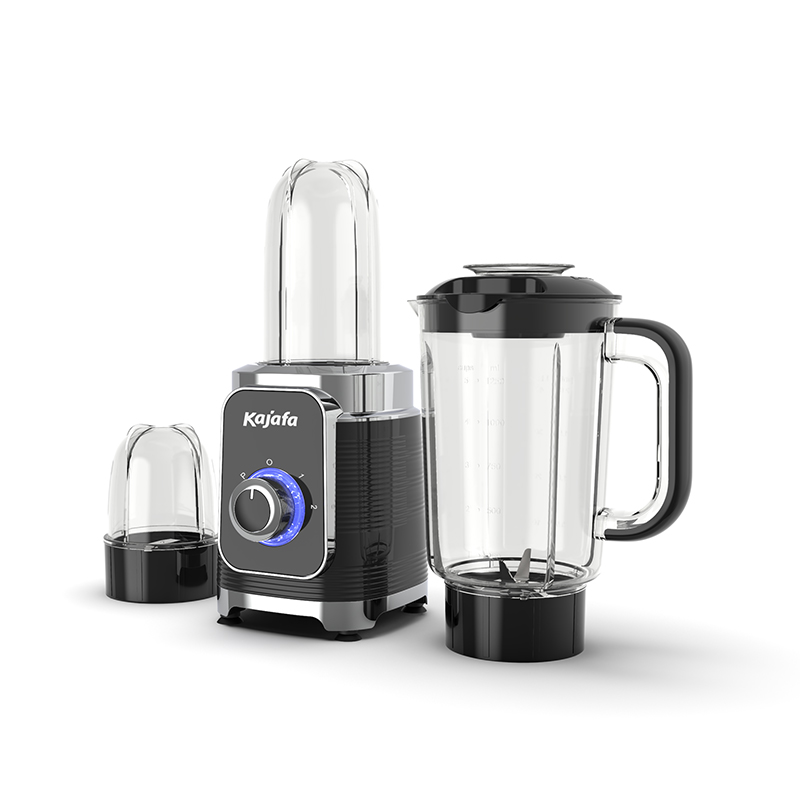 BL215ABD 3 i 1 Batidora de vaso con cuchillas de acero inoxidable 1.0L con batidora de 500ML y molinillo de café, Nuevo diseño