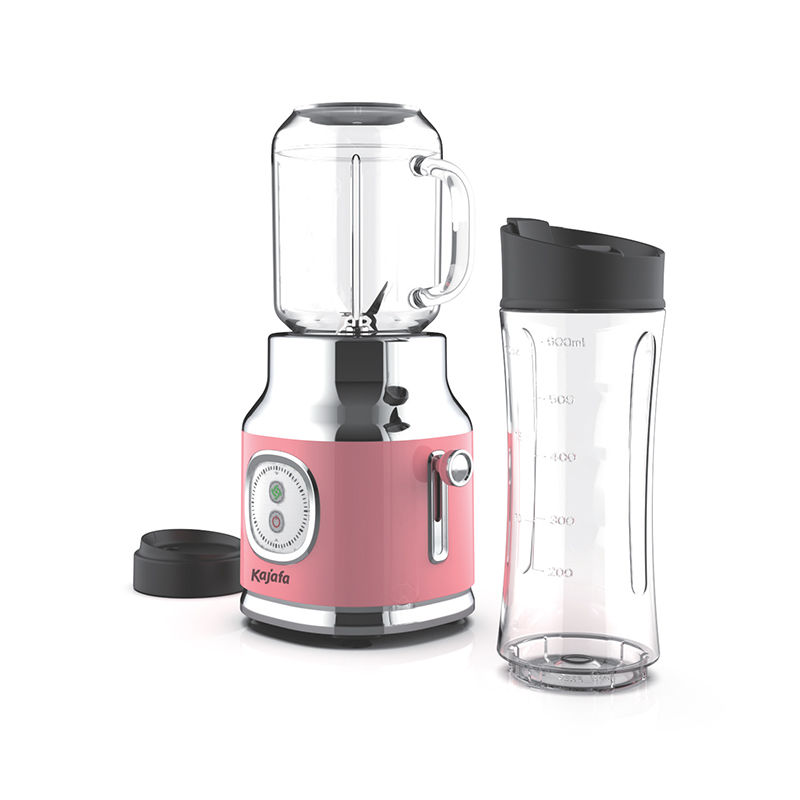 Batidora para batidos BL389B-P4 con cuchillas afiladas, minibatidora personal para batidos y batidos, licuadora para cocina con licuadora, vaso de viaje sin BPA y vaso Mason de 600 ml