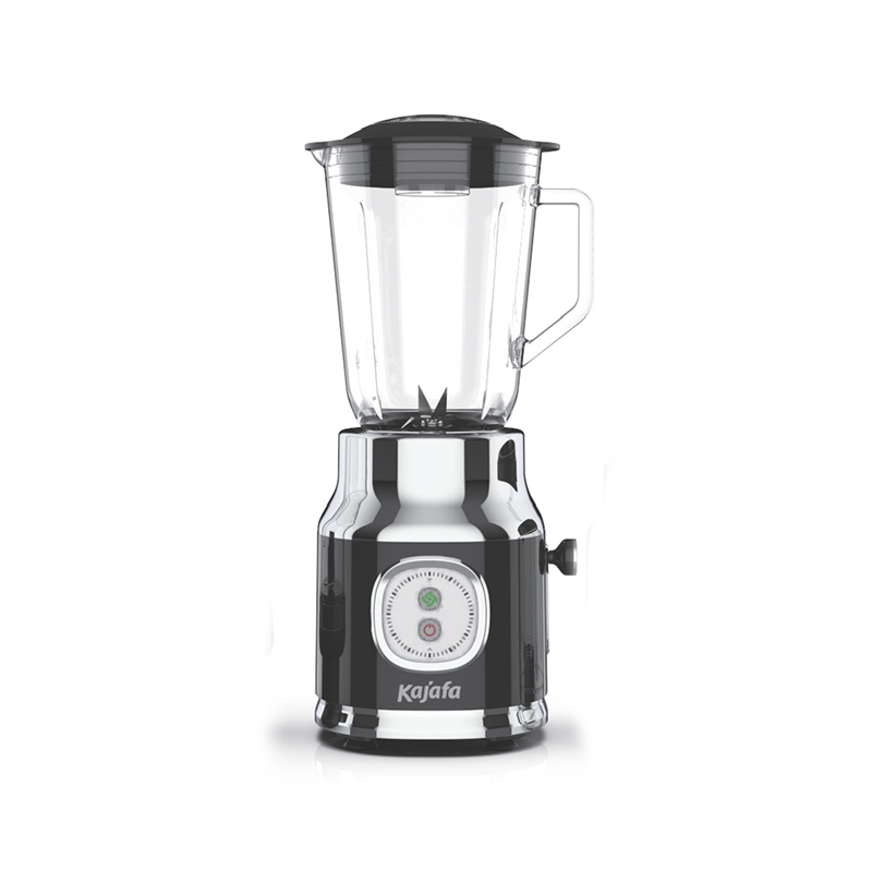 BL389B-G estilo retro con vaso mezclador de vidrio de 1000 ml y cuchilla de acero inoxidable, licuadora de mostrador, licuadora personal de alta potencia