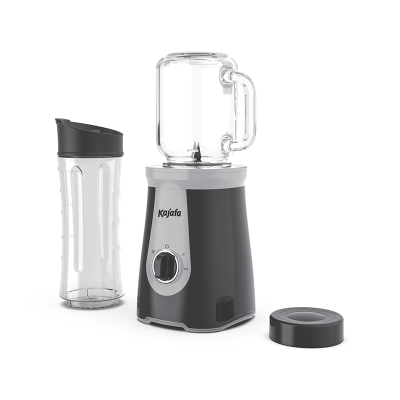 Batidora de batidos BL-358B-P3 con cuchillas afiladas, minibatidora personal para batidos y batidos con 2 velocidades ajustables, batidora para cocina con licuadora, vaso de viaje sin BPA y vaso Mason de 500 ml