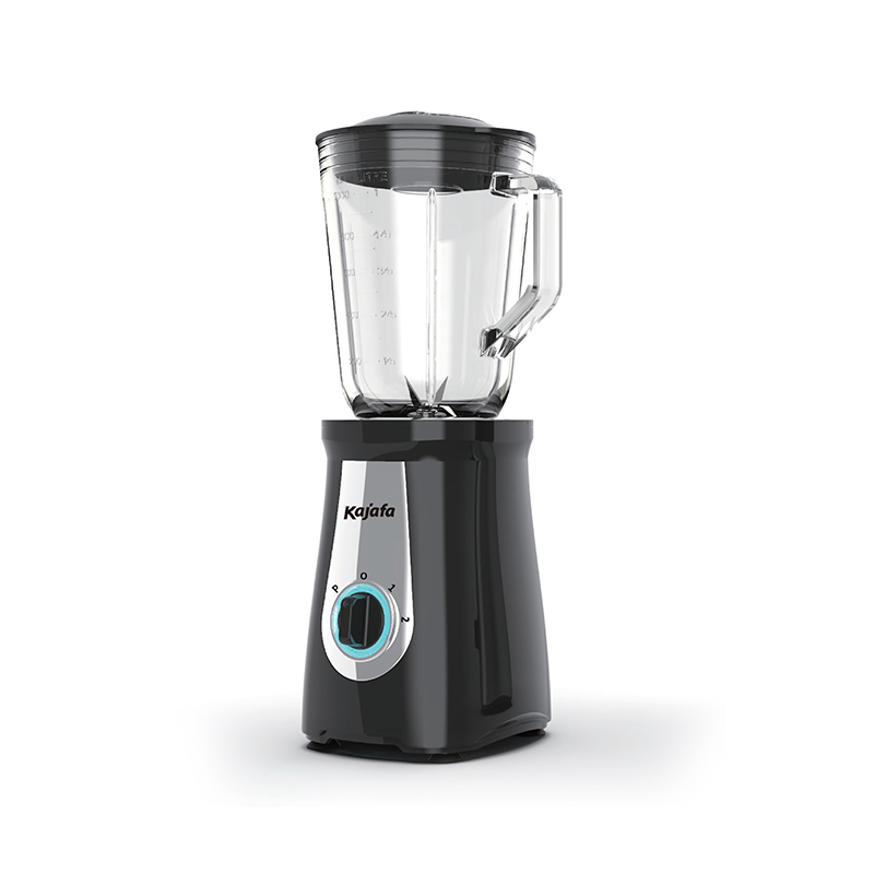 Batidora eléctrica BL-358B-G, licuadora de jarra, cuchillas de acero inoxidable, control de 2 velocidades con función de pulso, jarra de vidrio de 1.0L