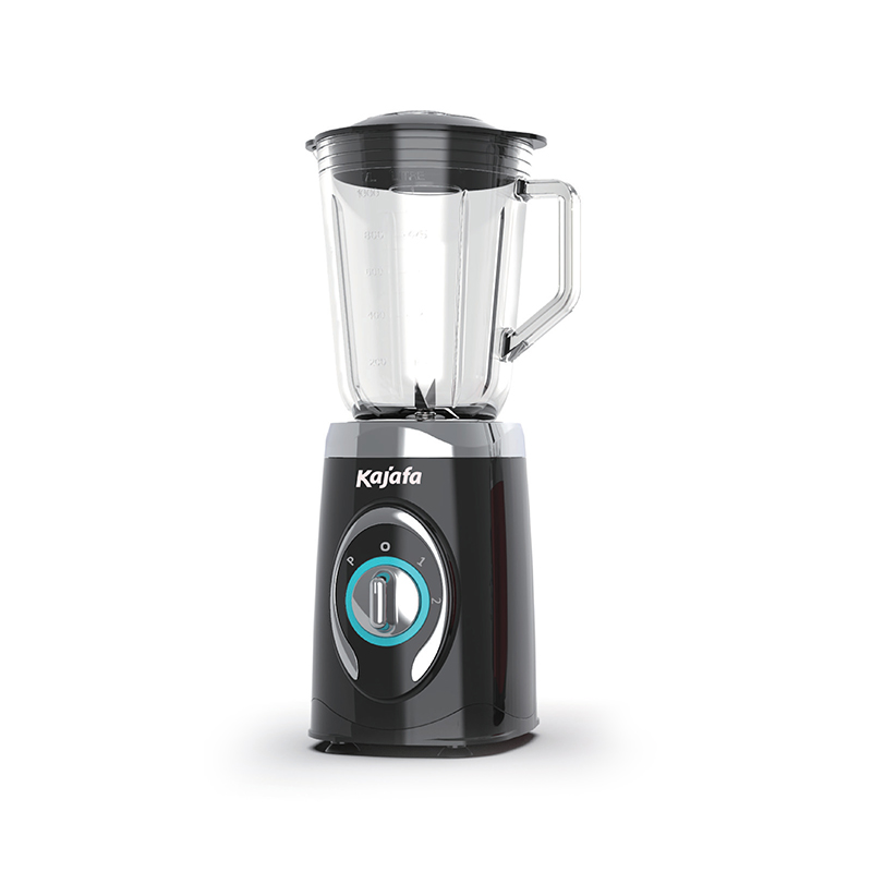 Batidora eléctrica BL-369B-G, batidora, batidora, cuchillas de acero inoxidable, control de 2 velocidades con función de pulso, jarra de vidrio de 1.0L