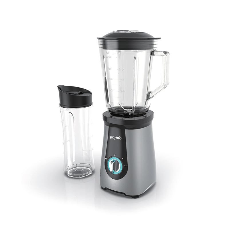 Licuadora para batidos BL-385B-G con cuchillas afiladas, minibatidora personal para batidos y batidos con 2 velocidades ajustables, licuadora para cocina con licuadora, vaso de viaje y jarra de vidrio sin BPA