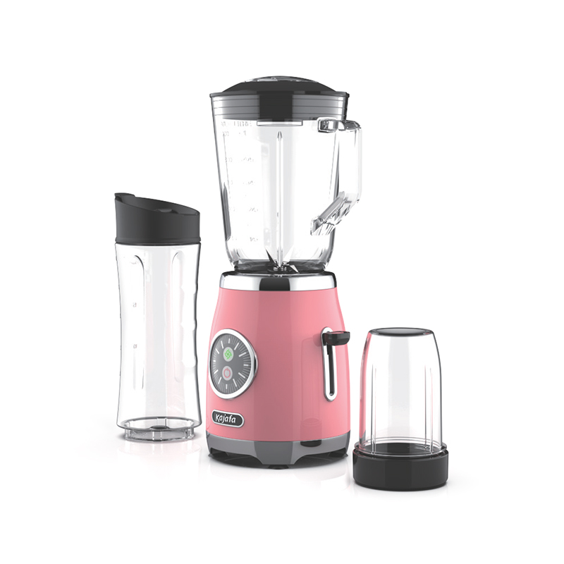 BL399AB-G Batidora de mesa de 1 litro con molinillo, ajuste de pulso, función de limpieza automática, accesorio de molinillo separado - Jarra de vidrio-botella de viaje de plástico