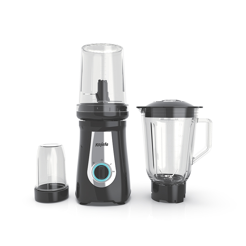 BL-358ABE-G Blender Smoothie Maker, 3 en 1 Licuadora de alta velocidad con jarra de vidrio de 1.0L, procesador de alimentos multifuncional y molinillo para frutas congeladas, verduras y granos de café