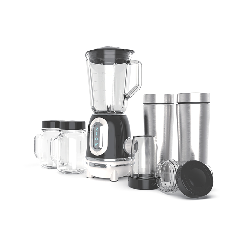 BL489AB-G Mini Blender Smoothie Makers, batidora de batidos para el hogar y la cocina con botella de mezcla múltiple